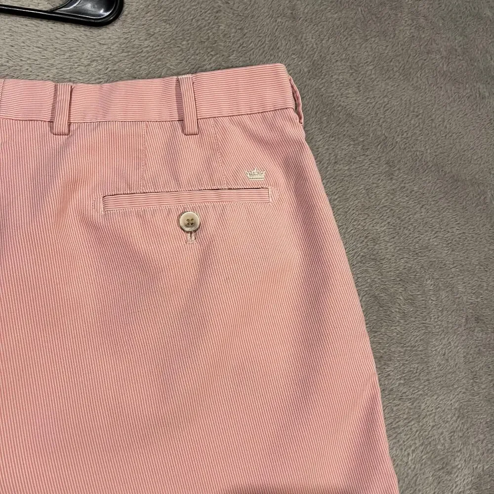 Peter Millar Carrboro Shorts Mens 36 Stripe Wicking Performance Golf Casual
